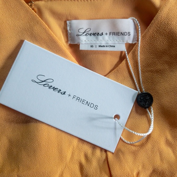 Lovers + Friends Orange Summer Mini Dress - NWT🧡 - Picture 6 of 6